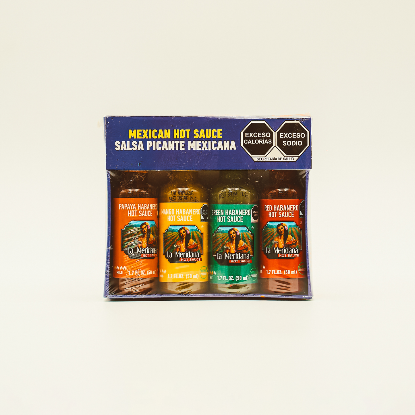 Hot Habanero Sauce Sampler Pack, La Meridana