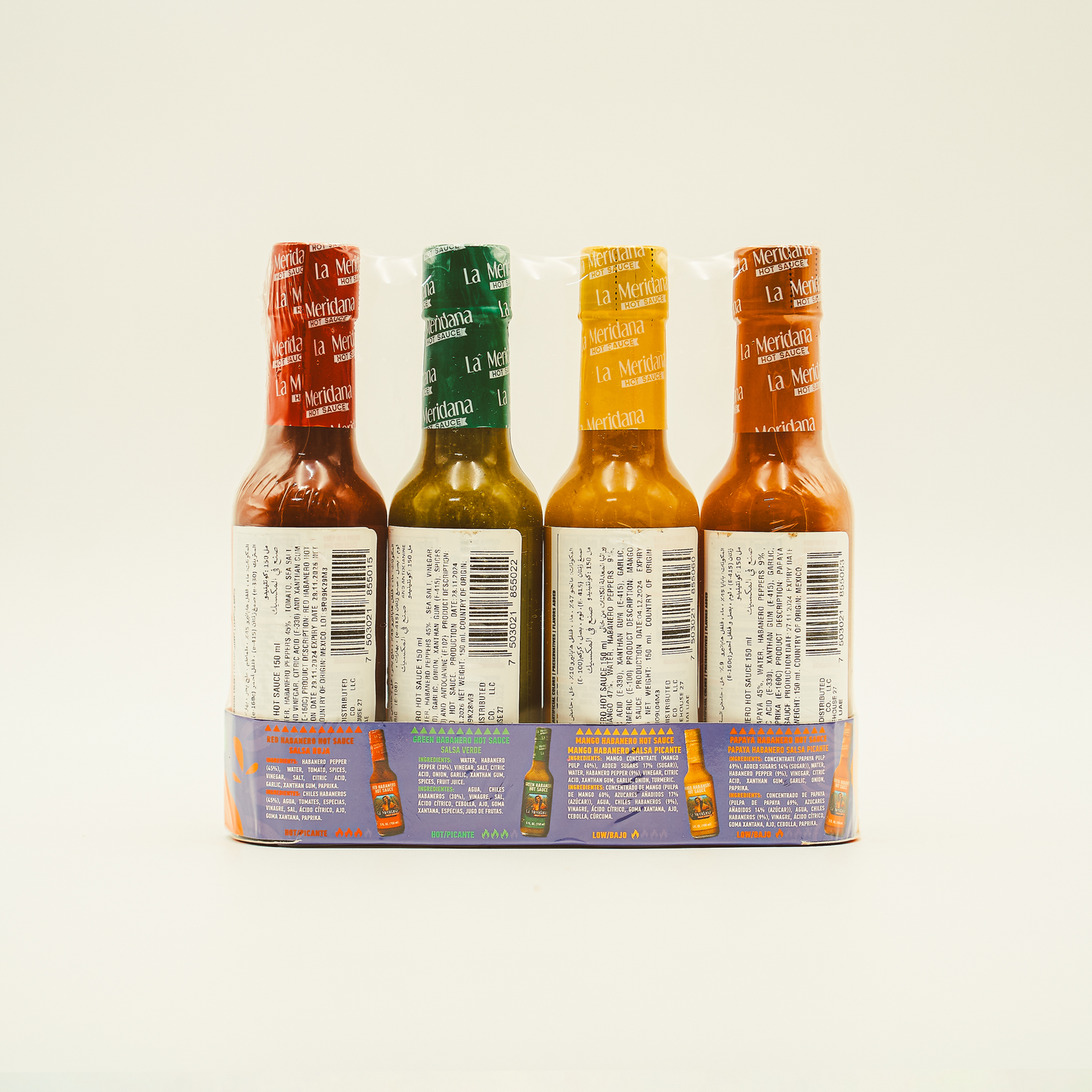 Habanero Sauce Sampler, La Meridana