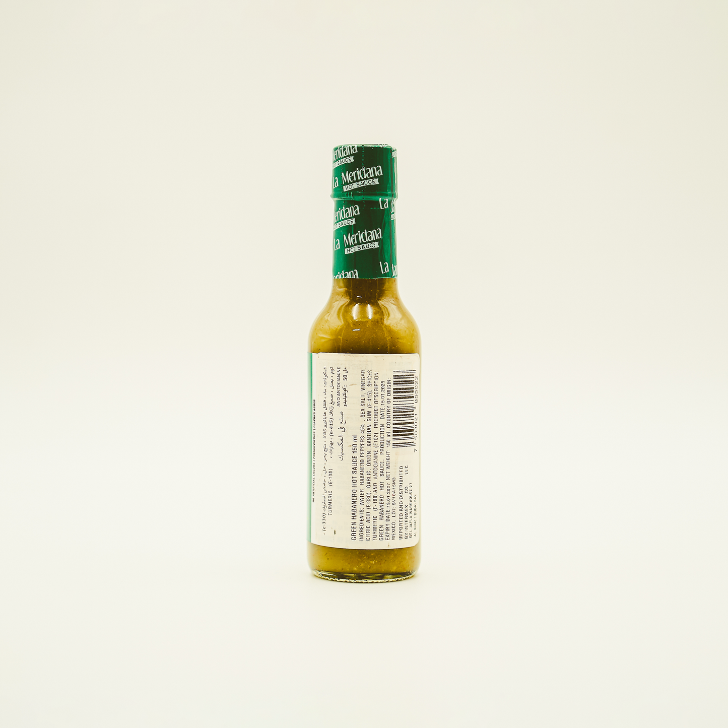 Green Habanero Hot Sauce, La Meridana