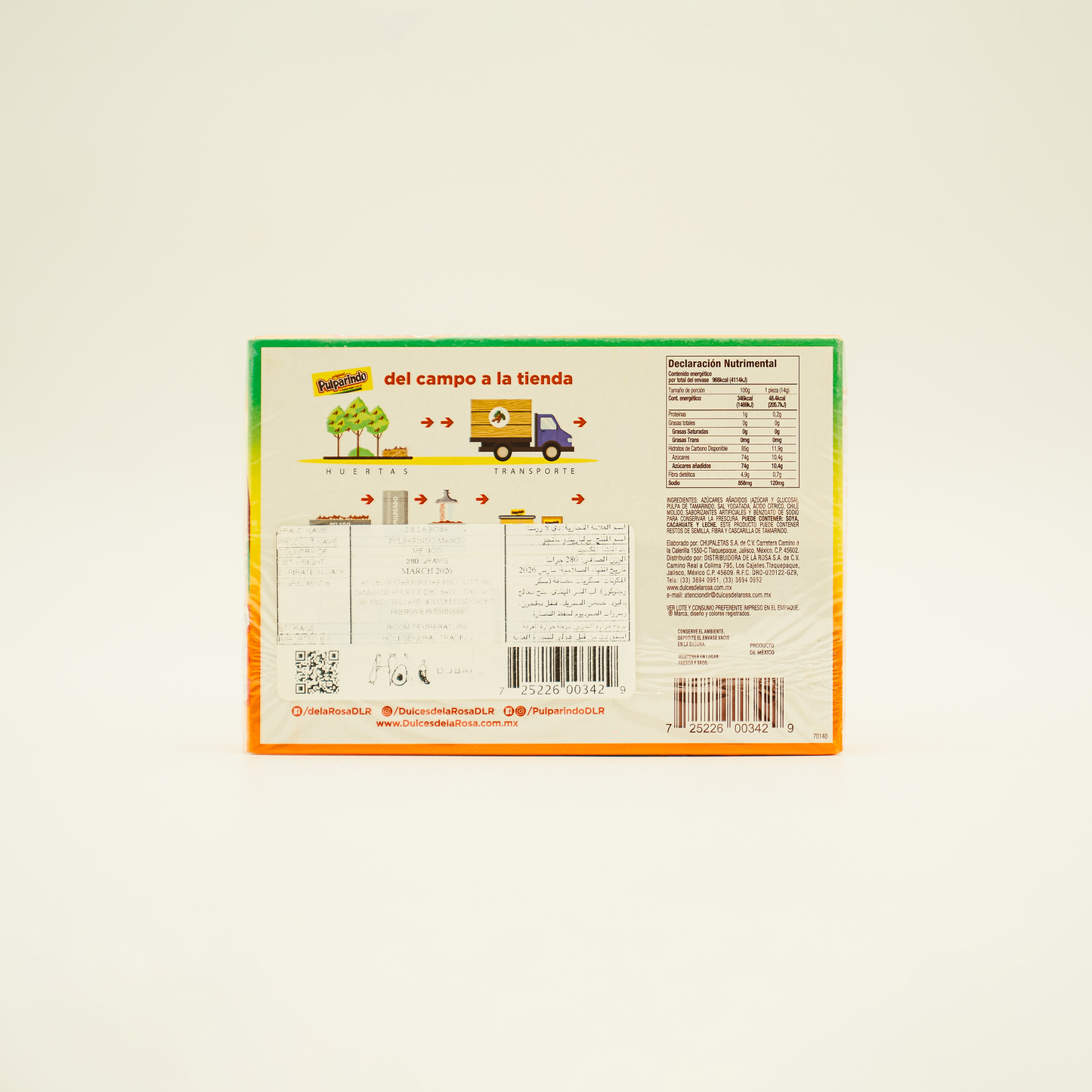 Pulparindo Mango (Tamarind Candy with Mango Flavor)