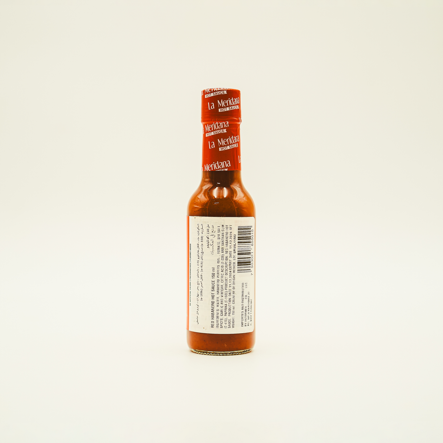 Red Habanero Hot Sauce, La Meridana