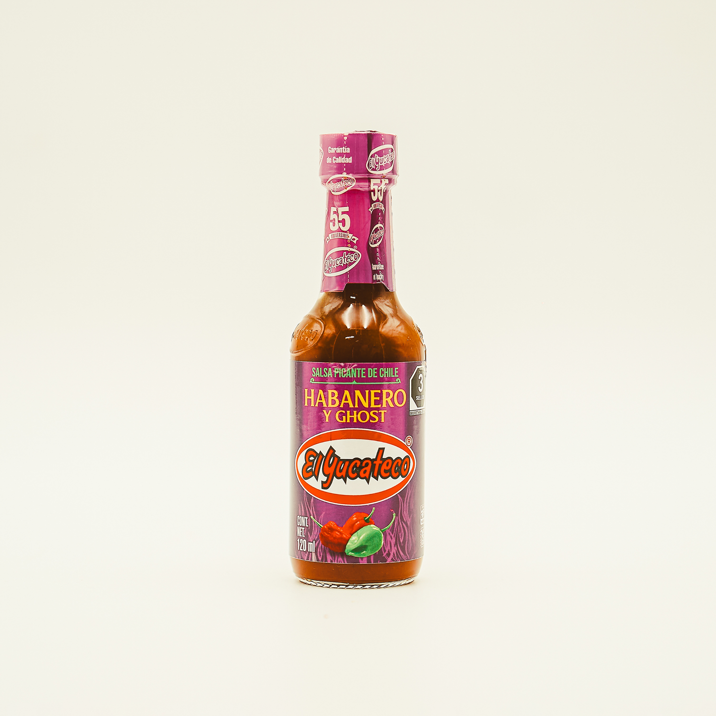 Habanero & Ghost Chili Hot Sauce, El Yucateco