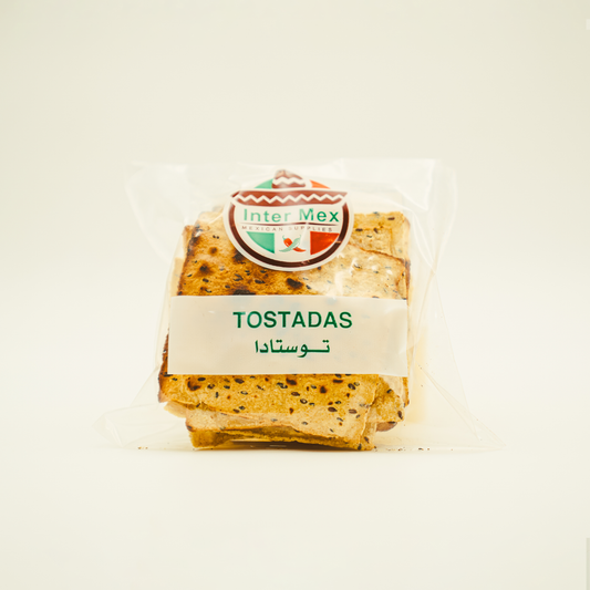 Tostadas with sesame seeds, Intermex (10 pieces)