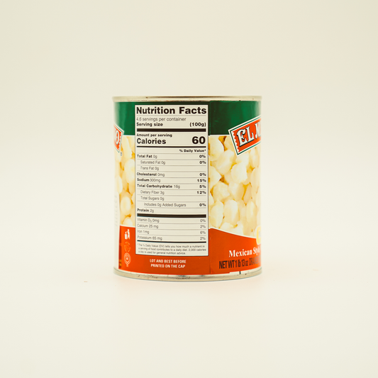 White Hominy in Brine, El Mexicano (Maiz Pozolero)