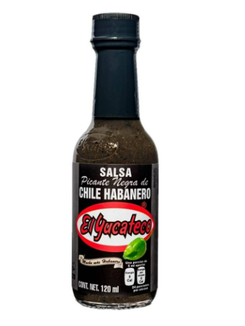 Black Sauce (Salsa Picante Negra) 120ml, Yucateco