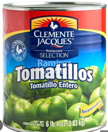 Whole Green Tomatillo 2.8kg clemente jacques